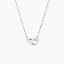 Collier Kim Argent Blanc - Pour Famille - Histoire d'Or