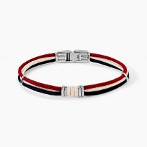 Bracelet Floryseae Acier Blanc - Pour Homme - Histoire d'Or