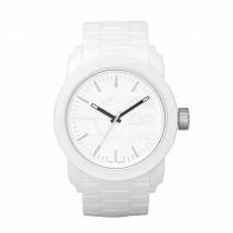 Montre Diesel Franchise Blanc - Boîtier Blanc - Cadran Blanc - Bracelet Blanc - Mécanisme en Quartz - Pour - Histoire d'Or