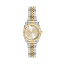 Montre Codhor Irina Champagne - Boîtier Bicolore - Cadran Champagne - Bracelet Bicolore - Mécanisme en Quartz - Pour Femme - Histoire d'Or