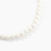 Collier Baroque Or Jaune Perle De Culture - Pour Femme - Pierre en Perle de culture de forme Baroque - Histoire d'Or