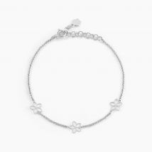 Bracelet Tinou Argent Blanc - Pour Femme - Histoire d'Or