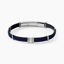 Bracelet Jourdan Cuir Noir - Pour Homme - Histoire d'Or