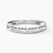 Bague Olena Or Blanc Diamant - Pour Femme - Histoire d'Or