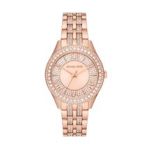 Montre Michael Kors Fossil Harlowe Rose - Boîtier Rose - Cadran Rose - Bracelet Rose - Mécanisme en Quartz - Pour Femme - Histoire d'Or