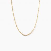 Chaîne Imanie Maille Singapour Or Jaune - Pour Femme - Histoire d'Or