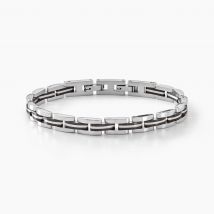 Bracelet Tom Acier Blanc - Pour Homme - Histoire d'Or