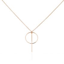 Collier Argent Rose Enissa - Pour Femme - Histoire d'Or