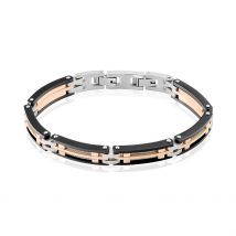 Bracelet Jourdan Priam Acier Bicolore - Pour Homme - Histoire d'Or