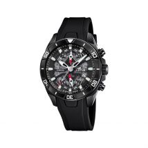 Montre Lotus Vortex Noir - Boîtier Noir - Cadran Noir - Bracelet Noir - Mécanisme en Quartz - Pour Homme - Histoire d'Or