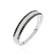 Bague Maissara Or Blanc Diamant - Pour Femme - Pierre en Diamant de forme Ronde - Histoire d'Or