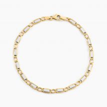 Bracelet Or Bicolore Danae - Pour Homme - Histoire d'Or