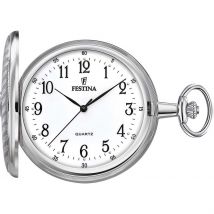 Montre Festina Gousset Blanc - Boîtier Blanc - Cadran Blanc - Bracelet - Mécanisme en Quartz - Pour Famille - Histoire d'Or