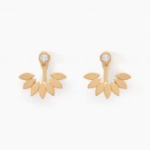 Bijoux D'oreilles Varia Plaqué Or Jaune Oxyde De Zirconium - Pour Femme - Histoire d'Or