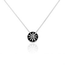 Collier Keenan Argent Blanc - Pour Homme - Histoire d'Or
