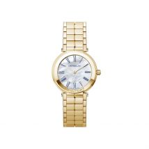 Montre Herbelin Newport Slim Nacre Blanche - Boîtier Doré - Cadran Nacre blanche - Bracelet Doré - Mécanisme en Quartz - Pour Femme - Histoire d'Or
