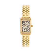 Montre Codhor Suzy Leopard - Boîtier Jaune - Cadran Autres - Bracelet Doré - Mécanisme en Quartz - Pour Femme - Histoire d'Or