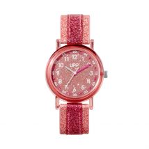 Montre Upp Tikky Rosie Rose - Boîtier Rose - Cadran Rose - Bracelet Rose - Mécanisme en Quartz - Pour Enfant - Histoire d'Or