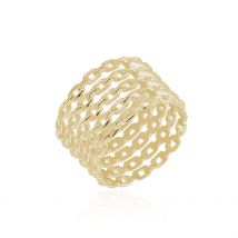 Bague Plaqué Or Jaune Atila - Pour Femme - Histoire d'Or