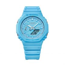 Montre Casio G-shock Classic Bleu - Boîtier Bleu - Cadran Blanc - Bracelet Bleu - Mécanisme en Quartz - Pour Homme - Histoire d'Or