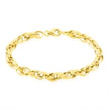 Bracelet Aaron Maille Fantaisie Or Jaune - Pour Femme - Histoire d'Or