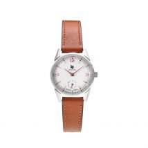 Montre Lip Himalaya Cœur Battant Argenté - Boîtier Blanc - Cadran Argenté - Bracelet Marron - Mécanisme en Quartz - Pour Femme - Histoire d'Or
