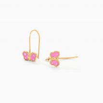 Boucles D'oreilles Pendantes Souline Papillon Or Jaune - Pour Enfant - Histoire d'Or