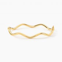 Bracelet Jonc Jennie Ondule Or Jaune - Pour Femme - Histoire d'Or