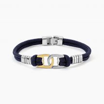 Bracelet Jourdan Calypso Cordon Bleu - Pour Homme - Histoire d'Or