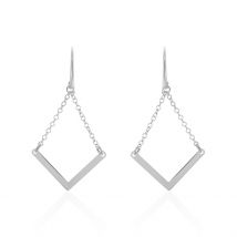 Boucles D'oreilles Argent Blanc Lakia - Pour Femme - Histoire d'Or