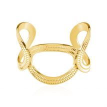 Bracelet Jonc Agostino Acier Jaune - Pour Femme - Histoire d'Or