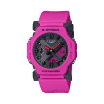 Montre Casio G-shock Noir - Boîtier Rose - Cadran Noir - Bracelet Fuschia - Mécanisme en Quartz - Pour Famille - Histoire d'Or