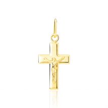 Pendentif Damian Croix Or Jaune - Pour Famille - Histoire d'Or