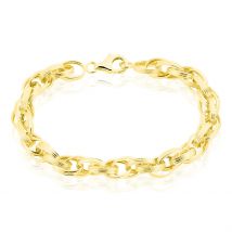 Bracelet Aaron Maille Fantaisie Or Jaune - Pour Femme - Histoire d'Or