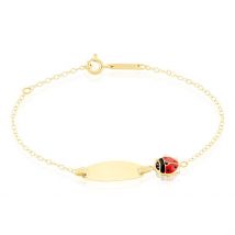 Bracelet Identité Gaspardine Maille Forçat Or Jaune - Pour Enfant - Histoire d'Or