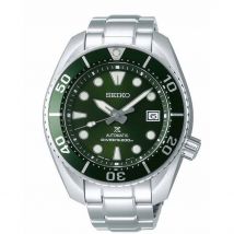 Montre Seiko Prospex Vert - Boîtier Argenté - Cadran Vert - Bracelet Argenté - Mécanisme en Automatique - Pour Homme - Histoire d'Or