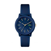 Montre Lacoste 12.12 Bleu - Boîtier Bleu - Cadran Blanc - Bracelet Bleu - Mécanisme en Quartz - Pour Femme - Histoire d'Or