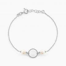 Bracelet Oria Argent Blanc Pierre De Synthese - Pour Femme - Histoire d'Or