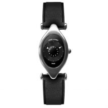 Montre Pierre Lannier Ovni Noir - Boîtier - Cadran Noir - Bracelet Noir - Mécanisme en Quartz - Pour Femme - Histoire d'Or