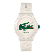 Montre Lacoste Neocroc Blanc - Boîtier Blanc - Cadran Blanc - Bracelet Blanc - Mécanisme en Quartz - Pour Femme - Histoire d'Or