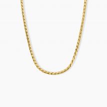 Collier Sloane Acier Jaune - Pour Femme - Histoire d'Or