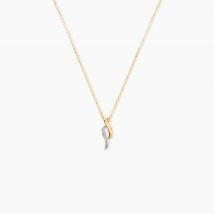 Collier Tylane Or Jaune Diamant - Pour Femme - Pierre en Diamant de forme Ronde - Histoire d'Or