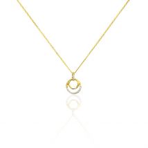 Collier Atlanta Or Jaune Diamant - Pour Femme - Histoire d'Or