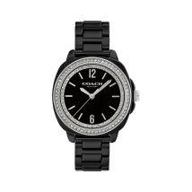 Montre Coach Kitt Noir - Boîtier Noir - Cadran Noir - Bracelet Noir - Mécanisme en Quartz - Pour Femme - Histoire d'Or