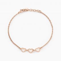 Bracelet Trinity Argent Rose - Pour Femme - Histoire d'Or