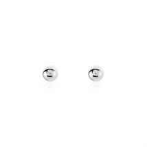 Boucles D'oreilles Puces Or Blanc Fidelia - Pour Femme - Histoire d'Or