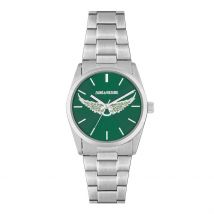 Montre Zadig & Voltaire Vert - Boîtier Blanc - Cadran Vert - Bracelet Argenté - Mécanisme en Quartz - Pour Femme - Histoire d'Or