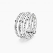 Bague Afiwa Argent Blanc - Pour Femme - Histoire d'Or