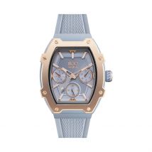 Montre Ice Watch Boliday Bleu - Boîtier Bleu - Cadran Blanc - Bracelet Bleu - Mécanisme en Quartz - Pour Femme - Histoire d'Or