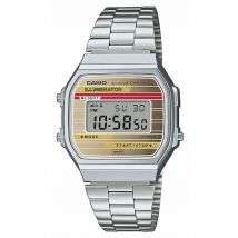 Montre Casio Collection Vintage Iconic - Boîtier Blanc - Cadran Champagne - Bracelet Argenté - Mécanisme en Quartz - Pour Famille - Histoire d'Or